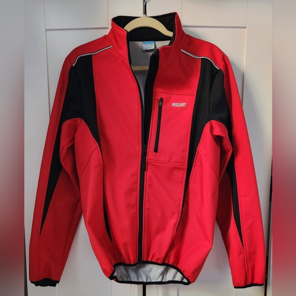 NWOT Men's Red Cycling Jacket